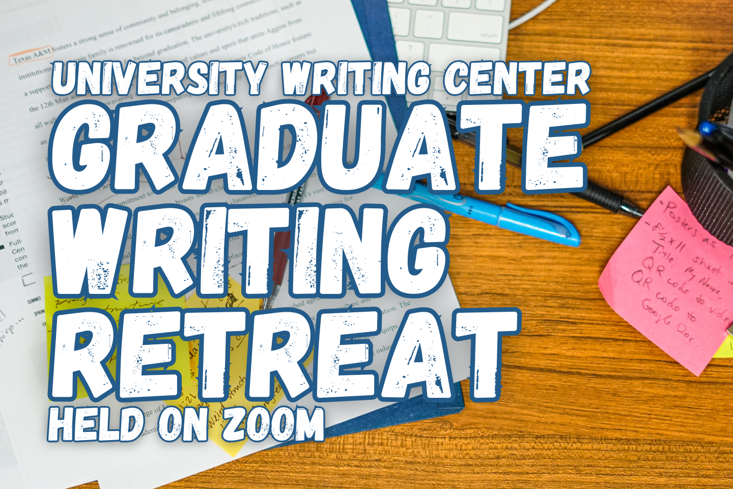 (CLOSED) UWC hosting online Graduate Writing Retreat in January