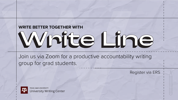 Image, tagline and logo for the Write Line program